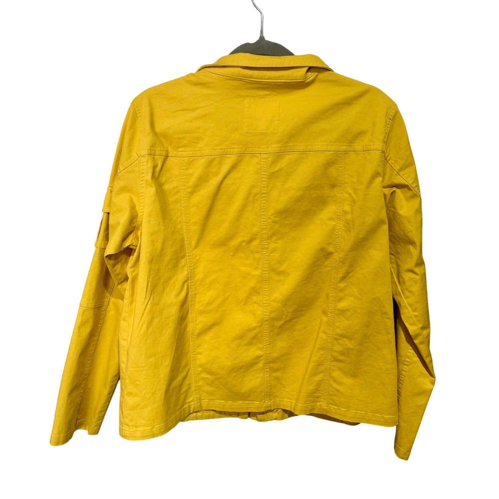 Thread & Supply Mustard Yellow Utility Field Jacket Womens Large J1187CSWT - Picture 2 of 9